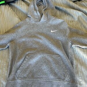 Nike grey hoodie sweatshirt youth M medium